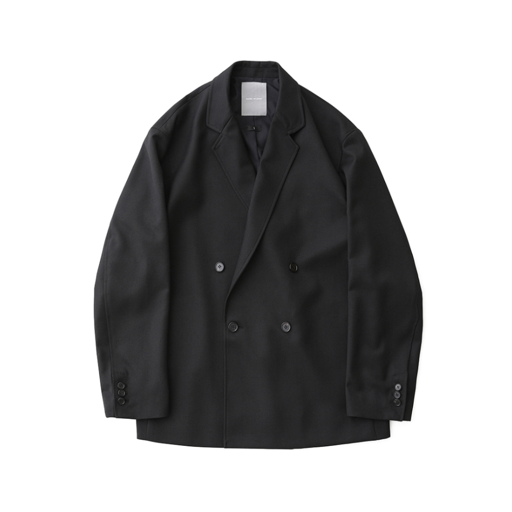 Relaxed Double jacket (Black)